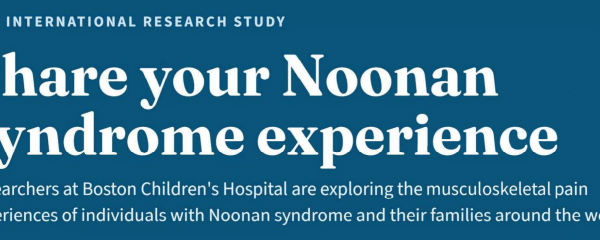 Share you Noonan syndrome experience with this anonymous research survey